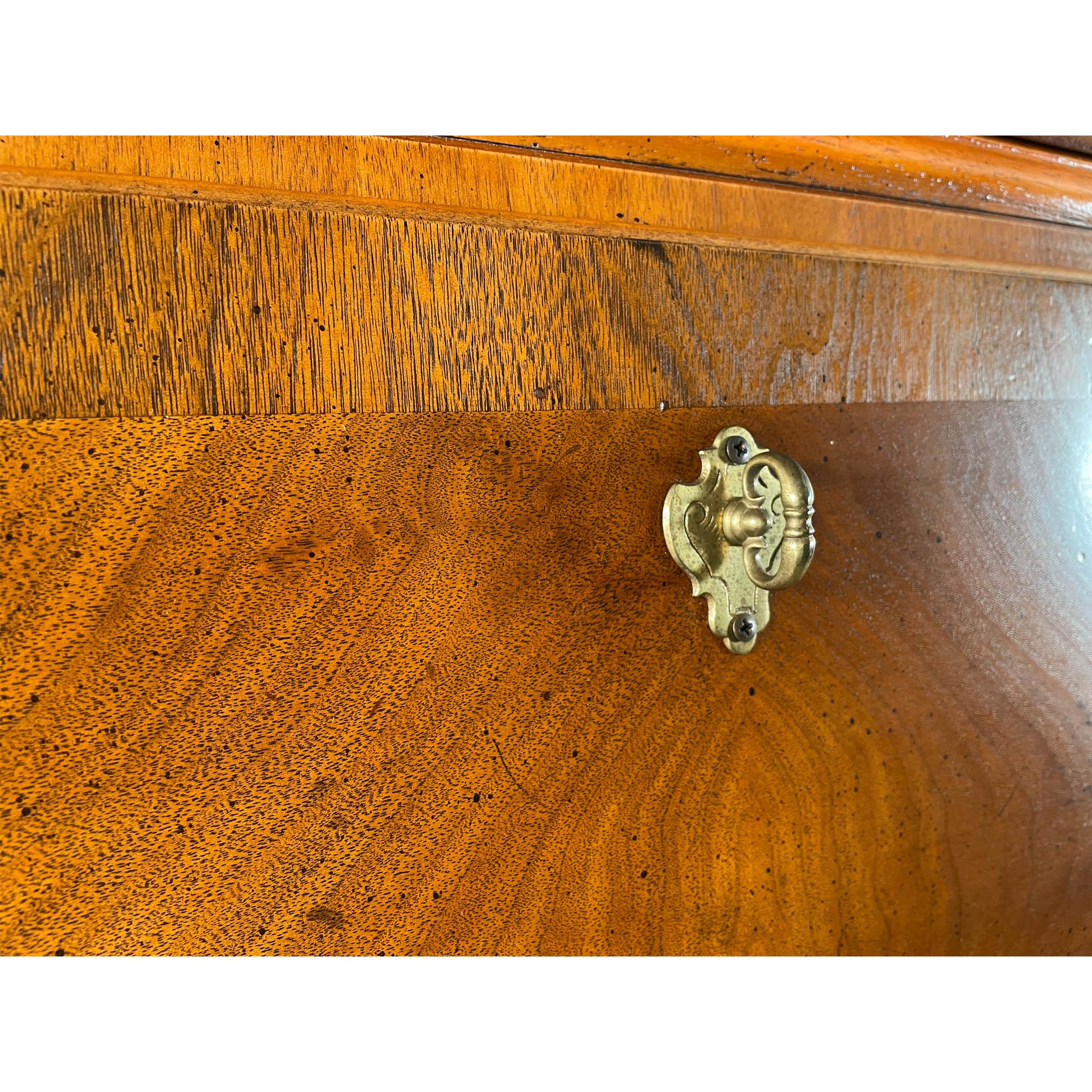 Hand-Carved Vintage Henredon Secretary Desk For Sale