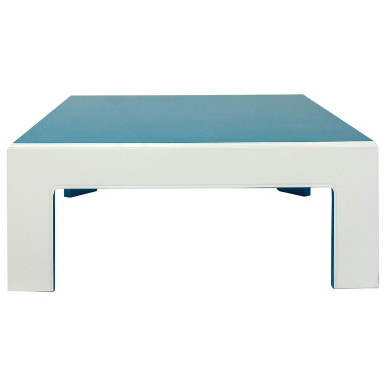 Vintage Henredon Square Parsons-Style Coffee Table For ...