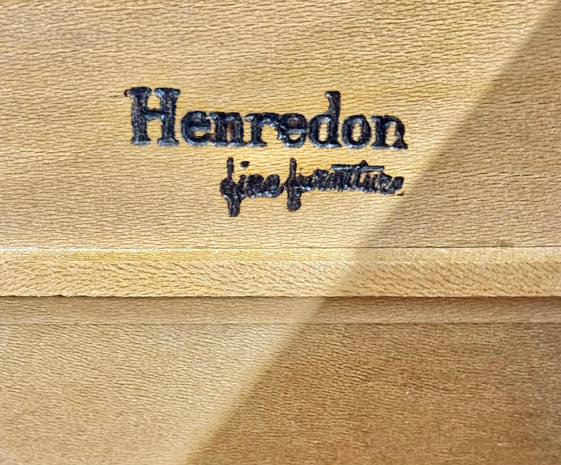 Vintage Henredon Walnut Campaign High Chest 4