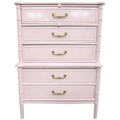 Vintage Henry Link Bali Hai Lacquered Five-Drawer Chest