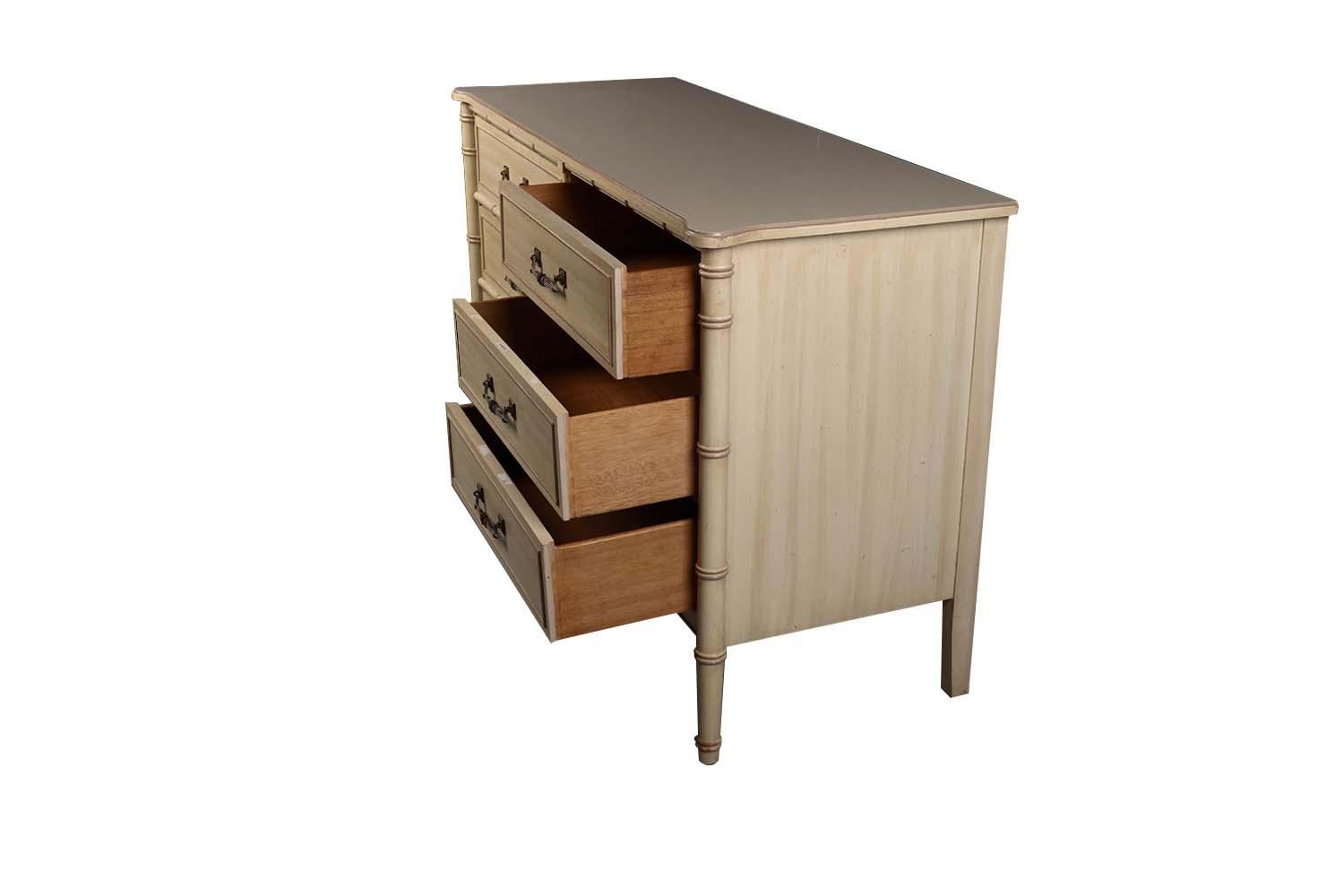 bamboo chest of drawers