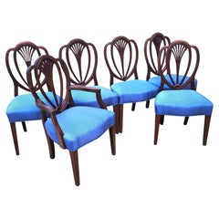 Vintage Hepplewhite Dining Chairs Set of 6