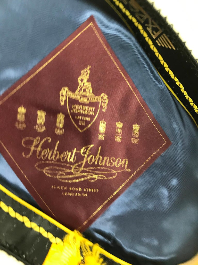 Vintage Herbert Johnson London Off White Wool Beret 1970s For Sale at