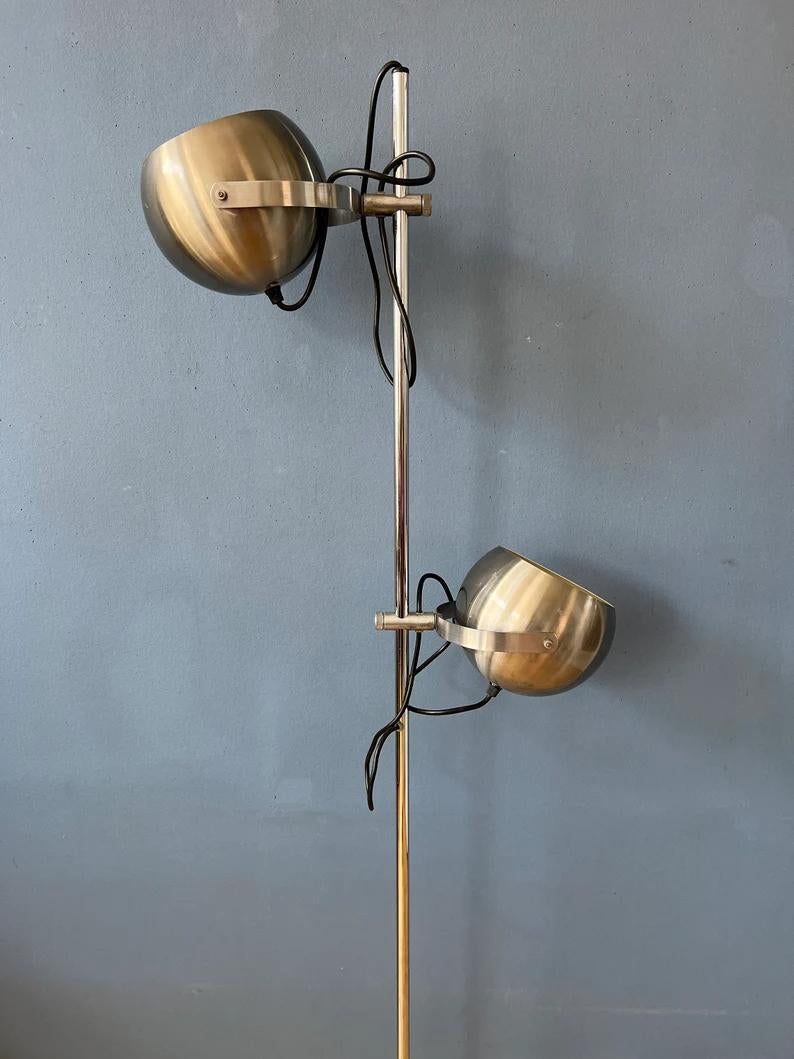 Vintage Herda Eyeball Floorlamp Space Age Lamp Mid Century Lamp, 1970s For Sale 2