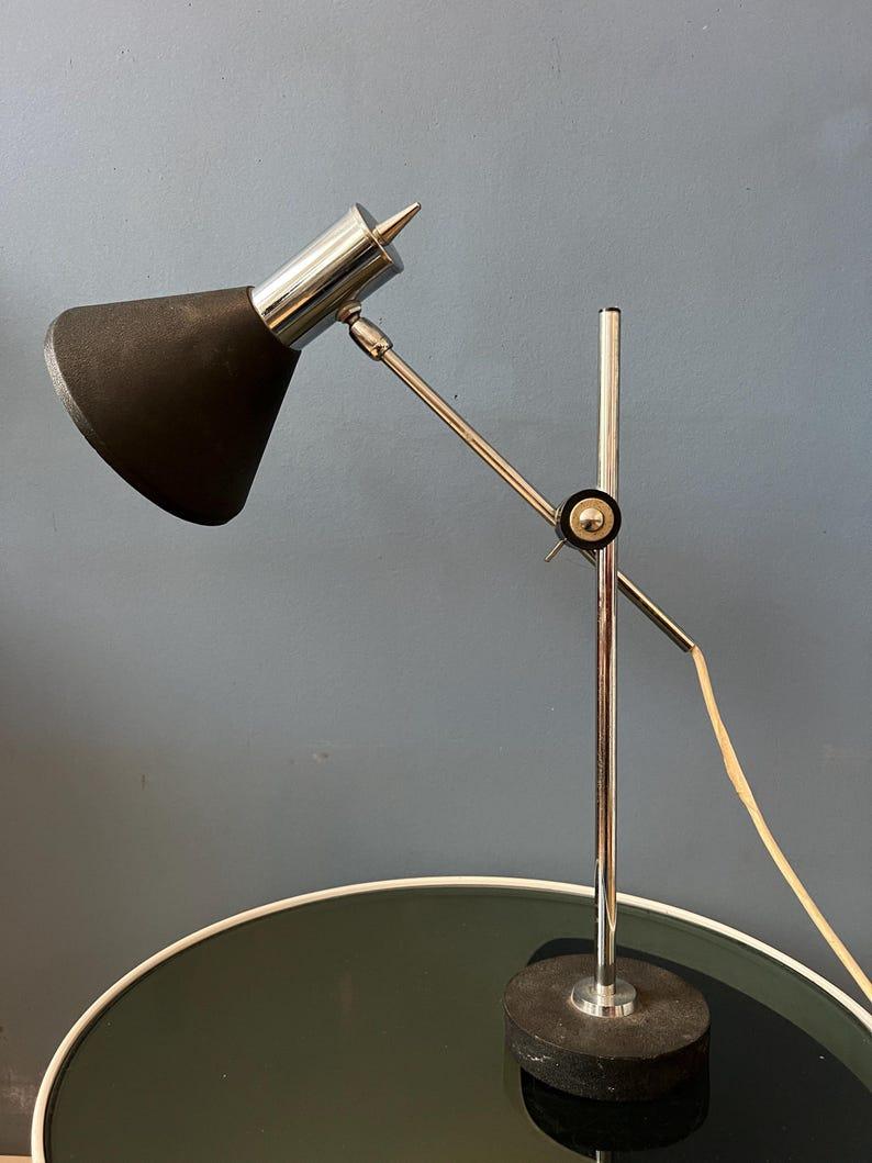 Vintage Herda Mid Century Verstellbare Schreibtischlampe, 1970er Jahre (20. Jahrhundert) im Angebot