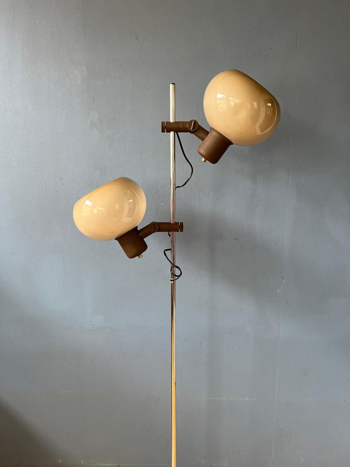 Vintage Herda Mushroom Floor Lamp Space Age Guzzini Style Standing Light, 1970s For Sale 2