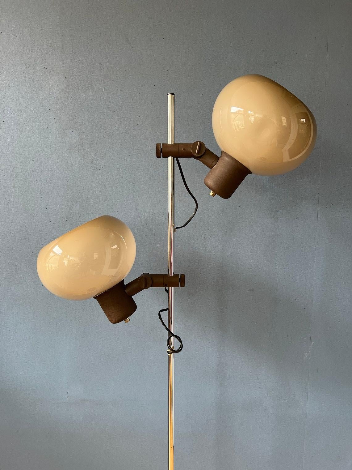 Vintage Herda Mushroom Floor Lamp Space Age Guzzini Style Standing Light, 1970s For Sale 3