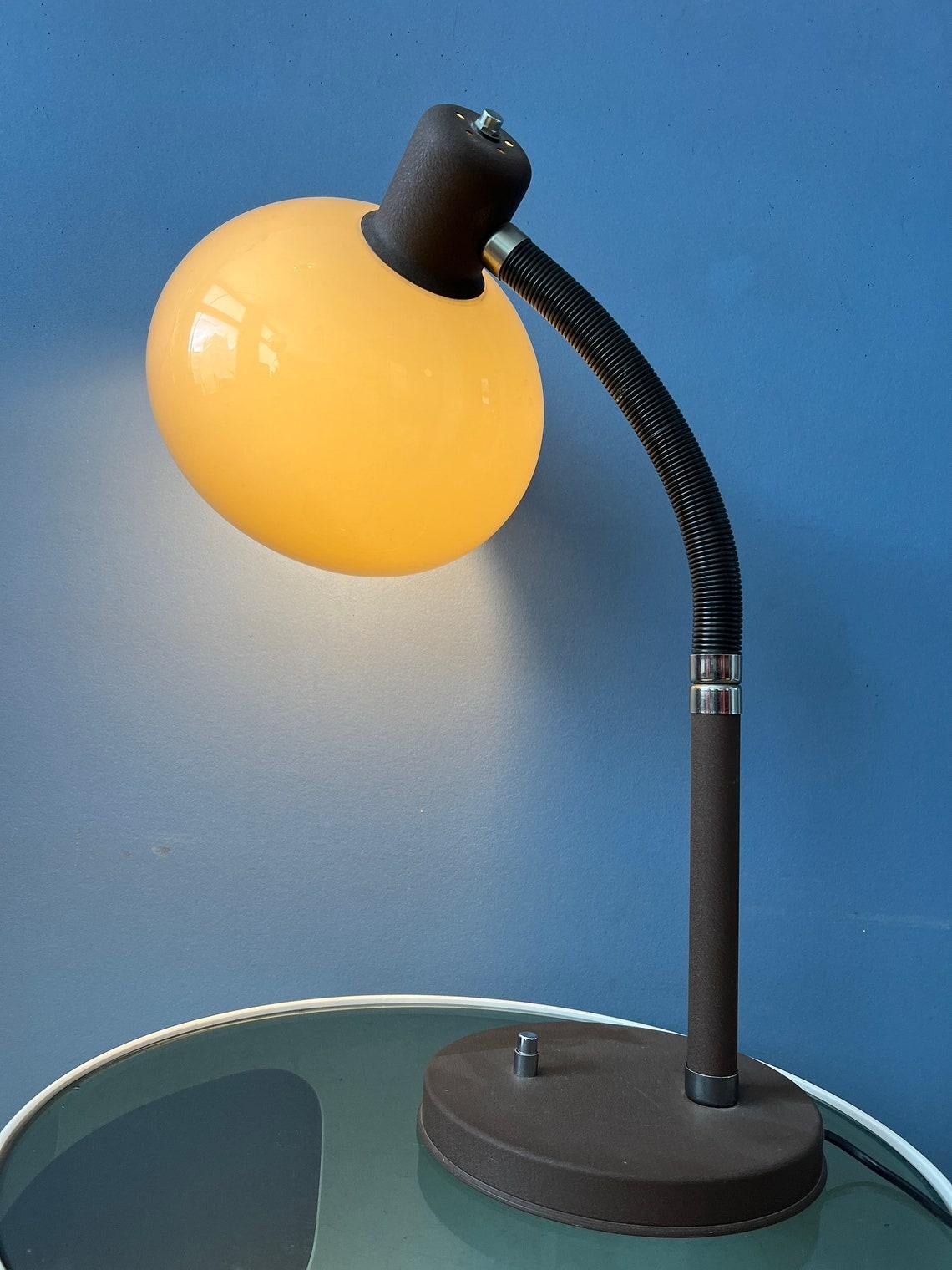 20th Century Vintage Herda Space Age Mushroom Table Lamp, 1970s For Sale
