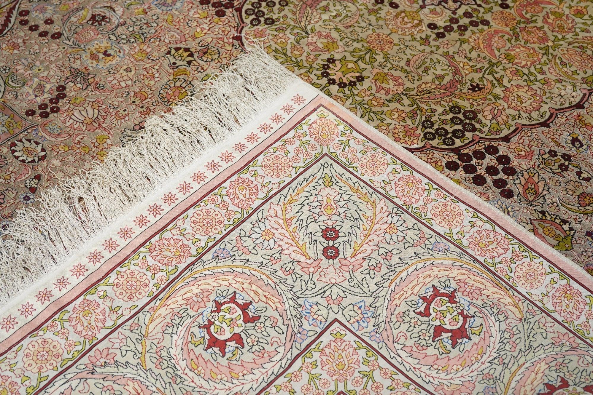 Tappeto Vintage Hereke 6'11'' x 10'3'' in vendita 6