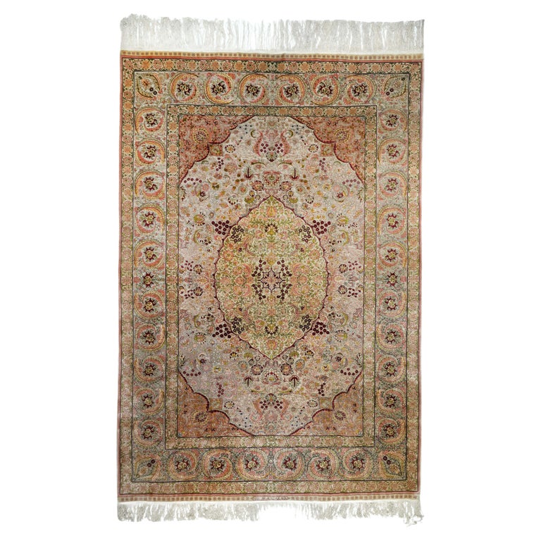 Vintage Hereke Rug For Sale at 1stDibs