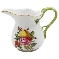 Vintage Herend Printemps Pattern Porcelain Cream Jug