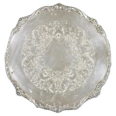 Vintage Heritage 1847 Rogers Bros. 9426 Plato redondo plateado Bandeja