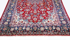 Vintage Heriz 100% Wool Persian Rug Carpet 131x90inches 333x229cm 20th C