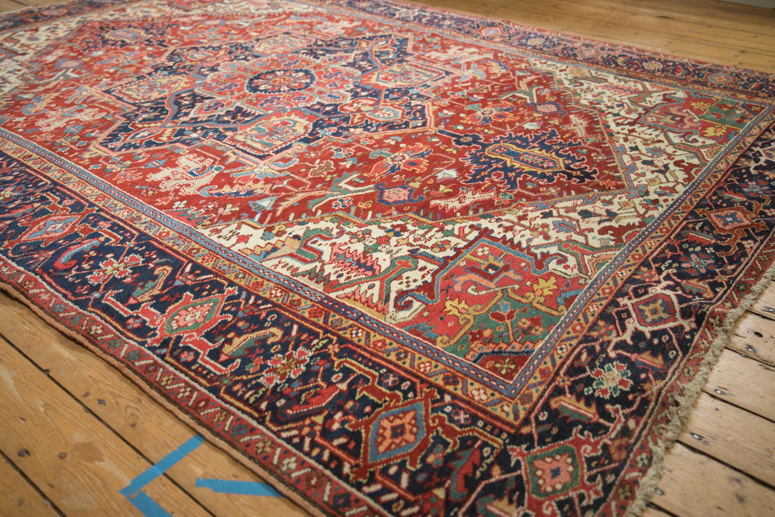 Vintage-Teppich in Heriz (Persisch) im Angebot