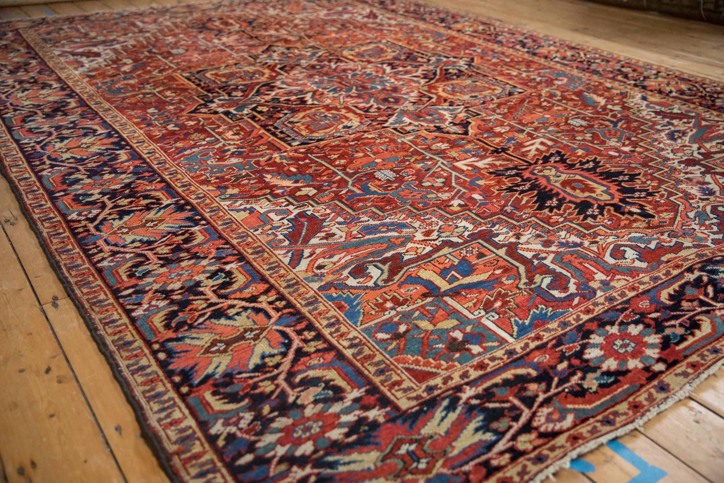 Persian Vintage Heriz Carpet For Sale