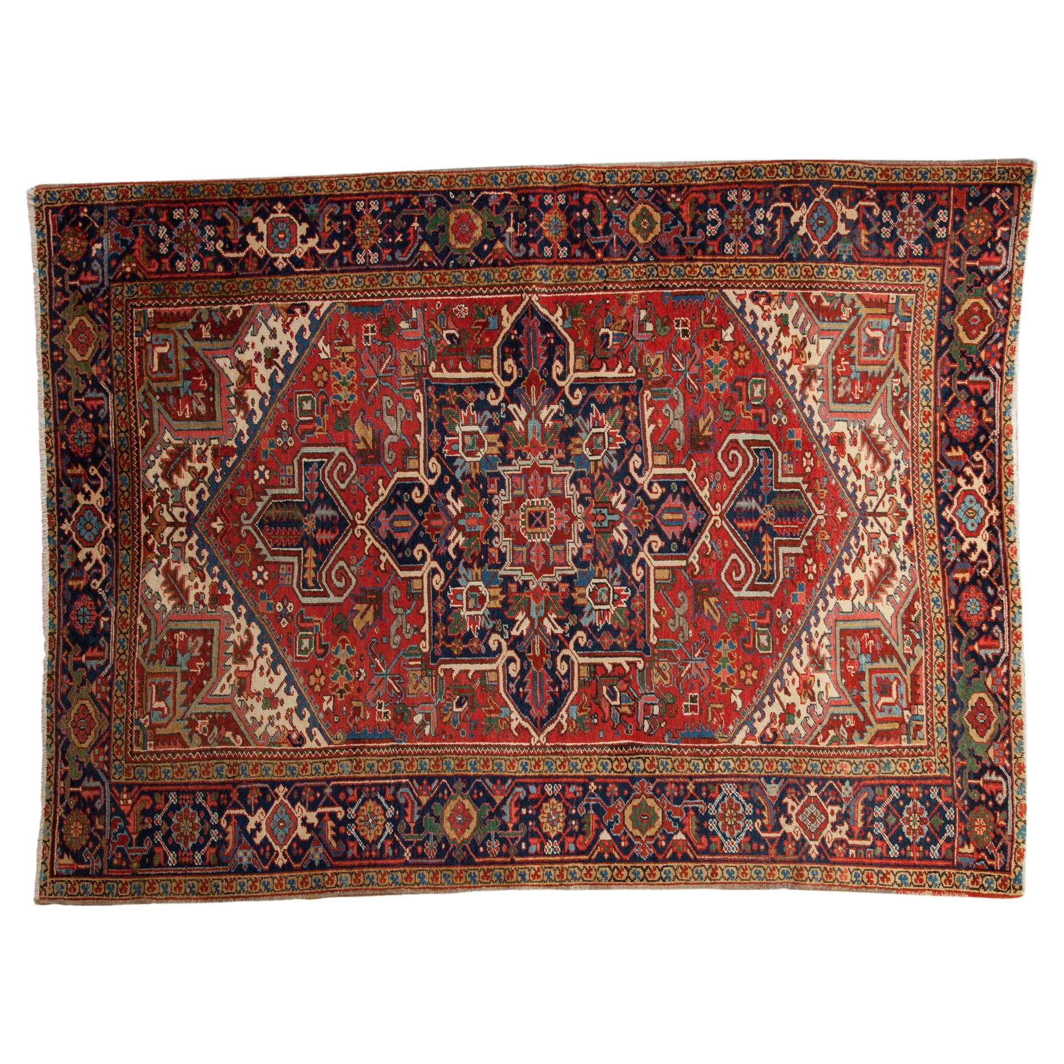 Vintage Heriz Carpet