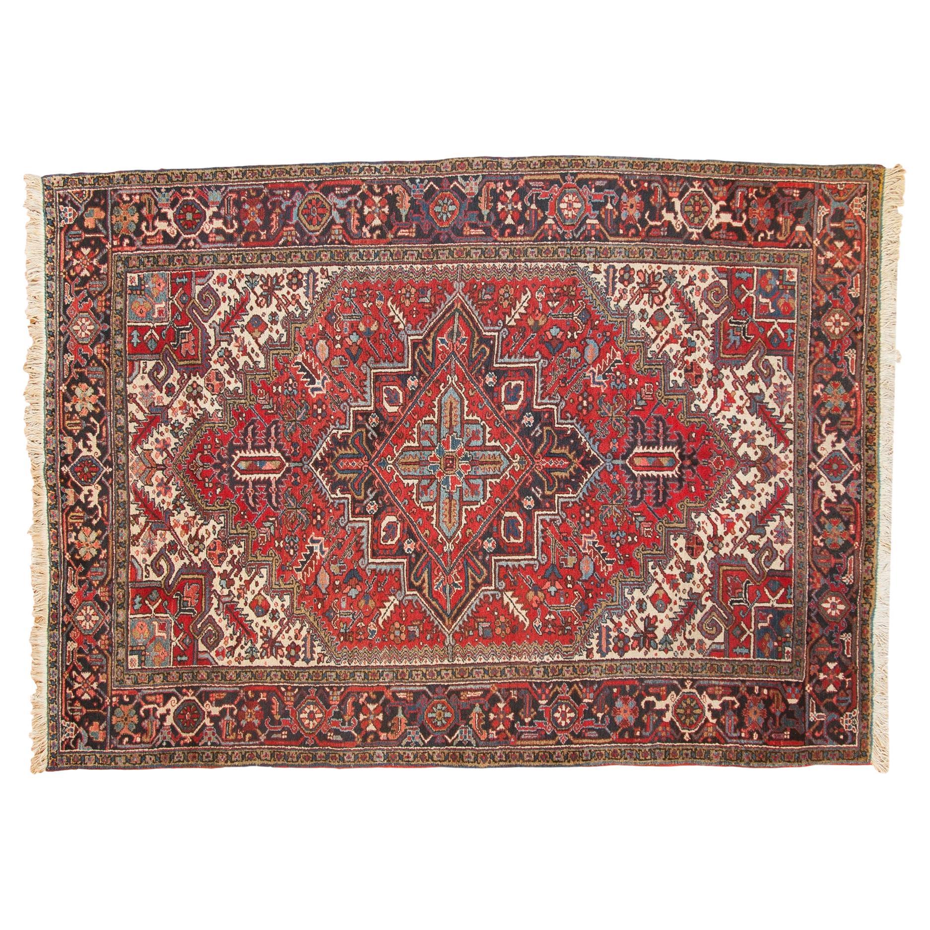 Vintage Heriz Carpet For Sale