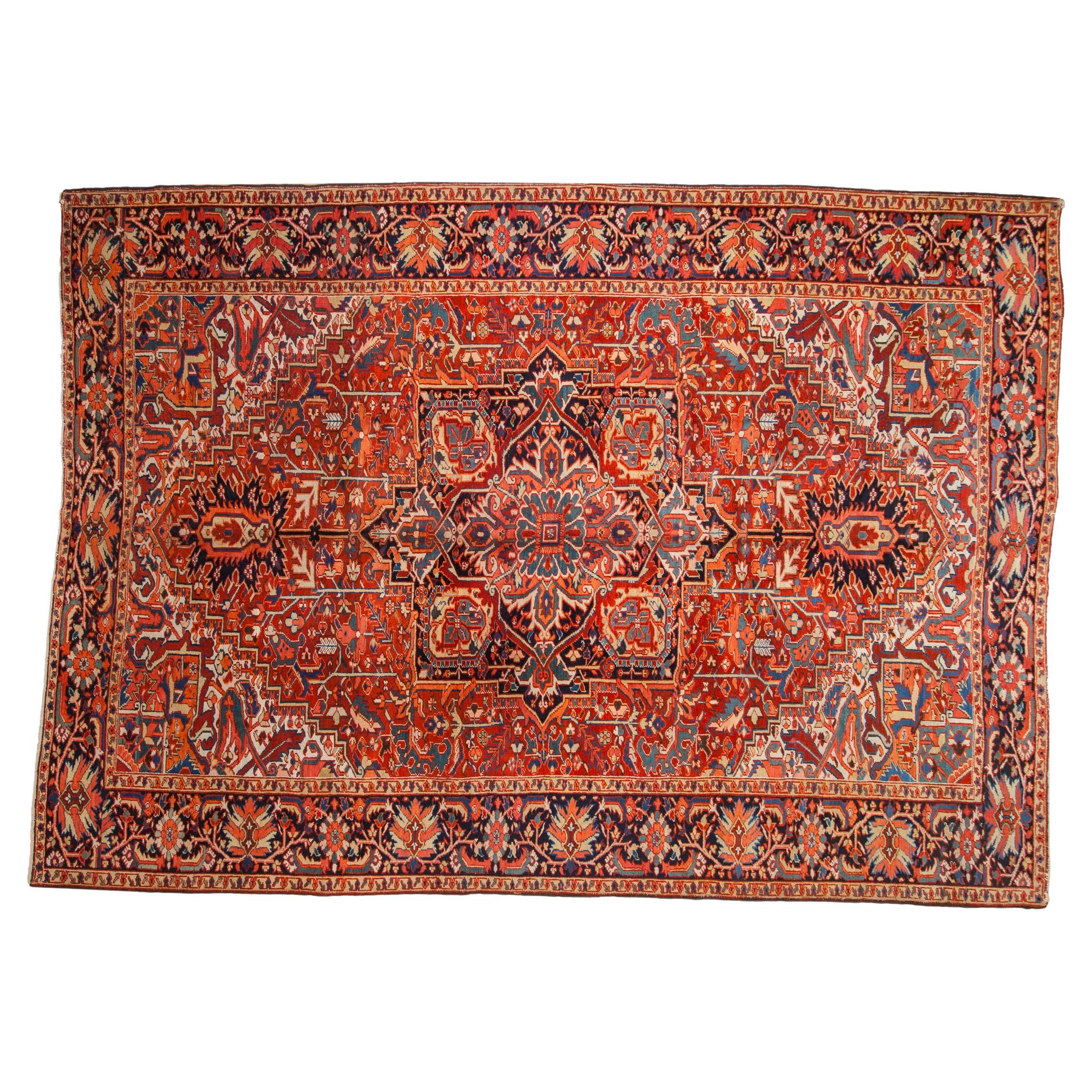 Vintage Heriz Carpet
