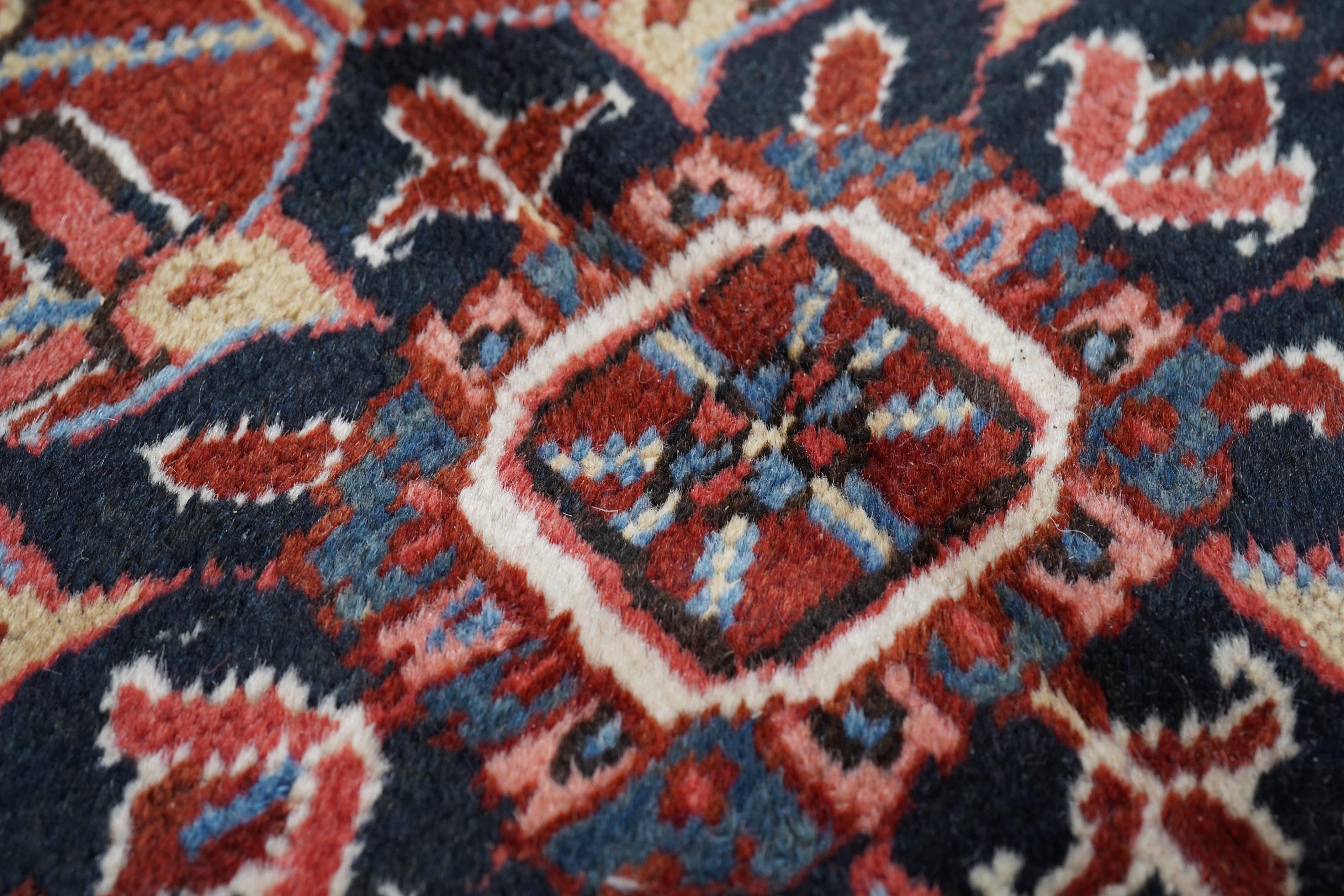 Heriz-Teppich im Vintage-Stil 10'0'' x 17'11'' im Zustand „Gut“ im Angebot in New York, NY