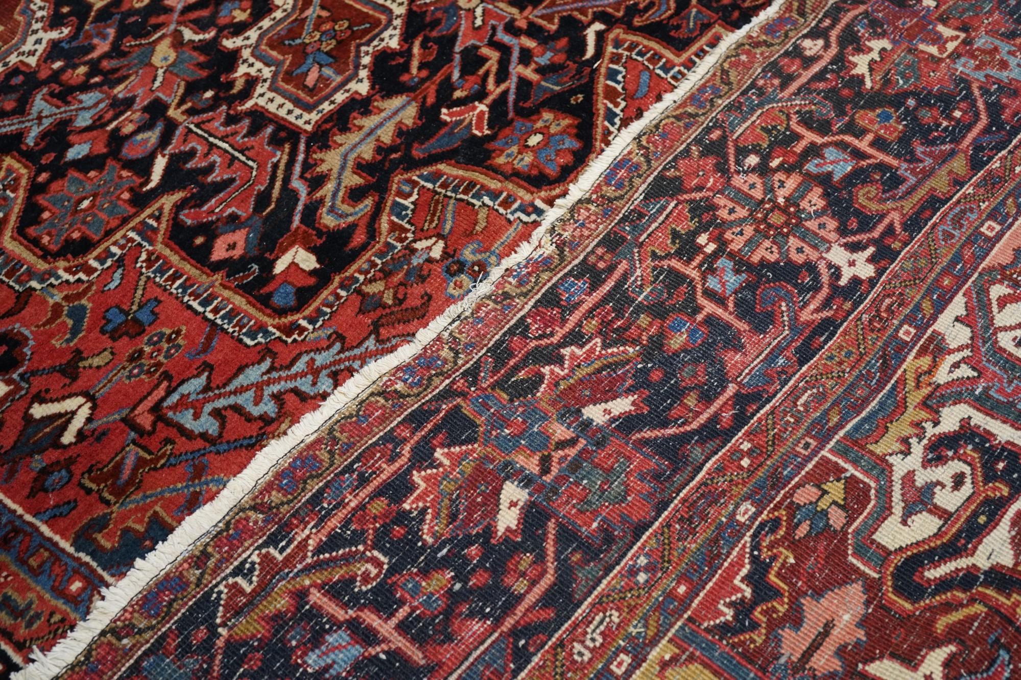 Heriz-Teppich im Vintage-Stil 10'0'' x 17'11'' im Angebot 3