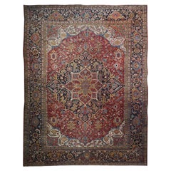 Vintage Heriz Rug 11'4'' x 14'9''