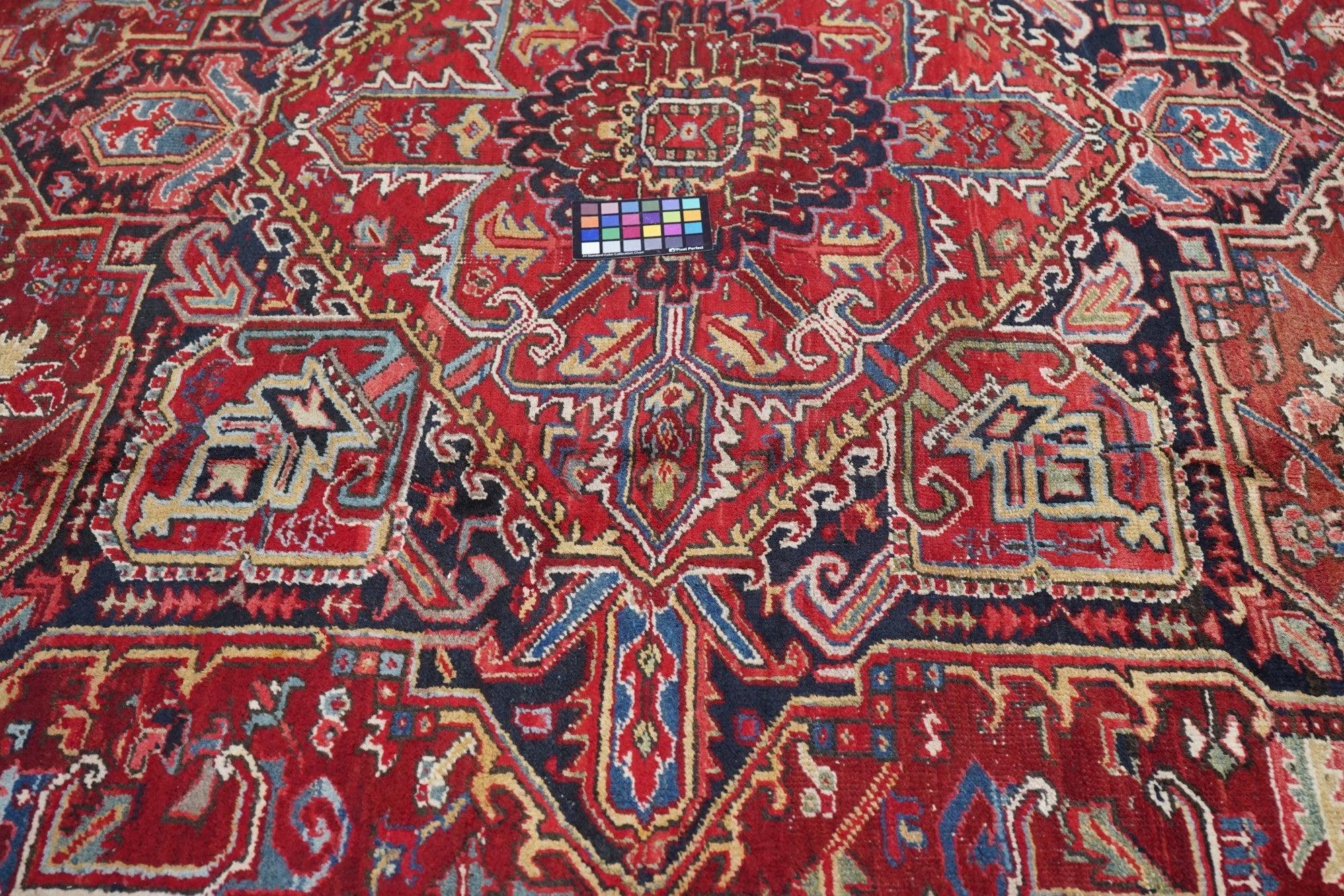 Tappeto Vintage Heriz 11'6'' x 14'6'' in vendita 4