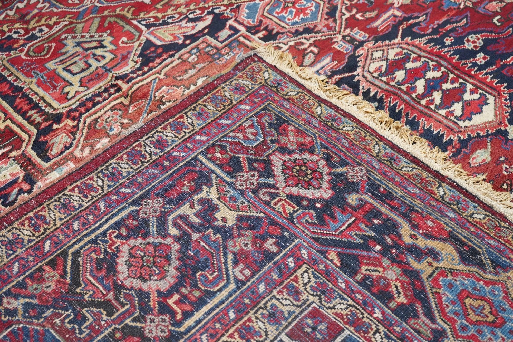 Tappeto Vintage Heriz 11'6'' x 14'6'' in vendita 6