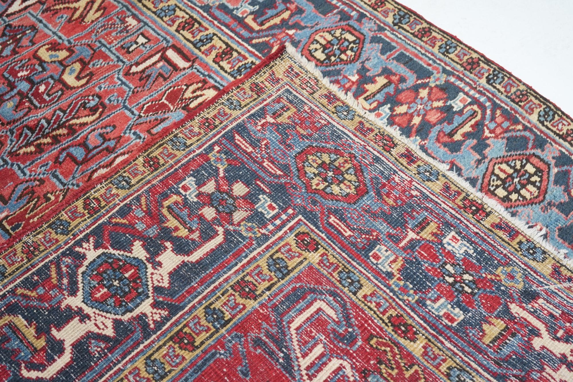 Vintage Heriz-Teppich im Angebot 4