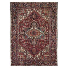 Vintage Heriz Rug 6'7'' x 9'0''