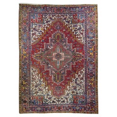 Alfombra Vintage Heriz 7'10'' x 10'11''