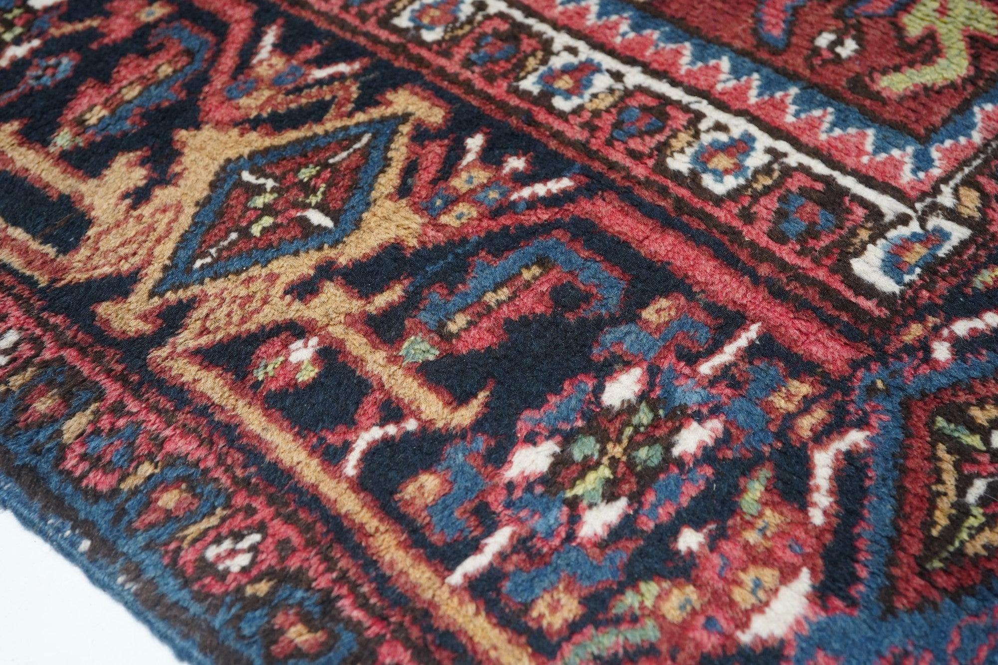 XX secolo Tappeto Vintage Heriz 7'3'' x 10'9'' in vendita