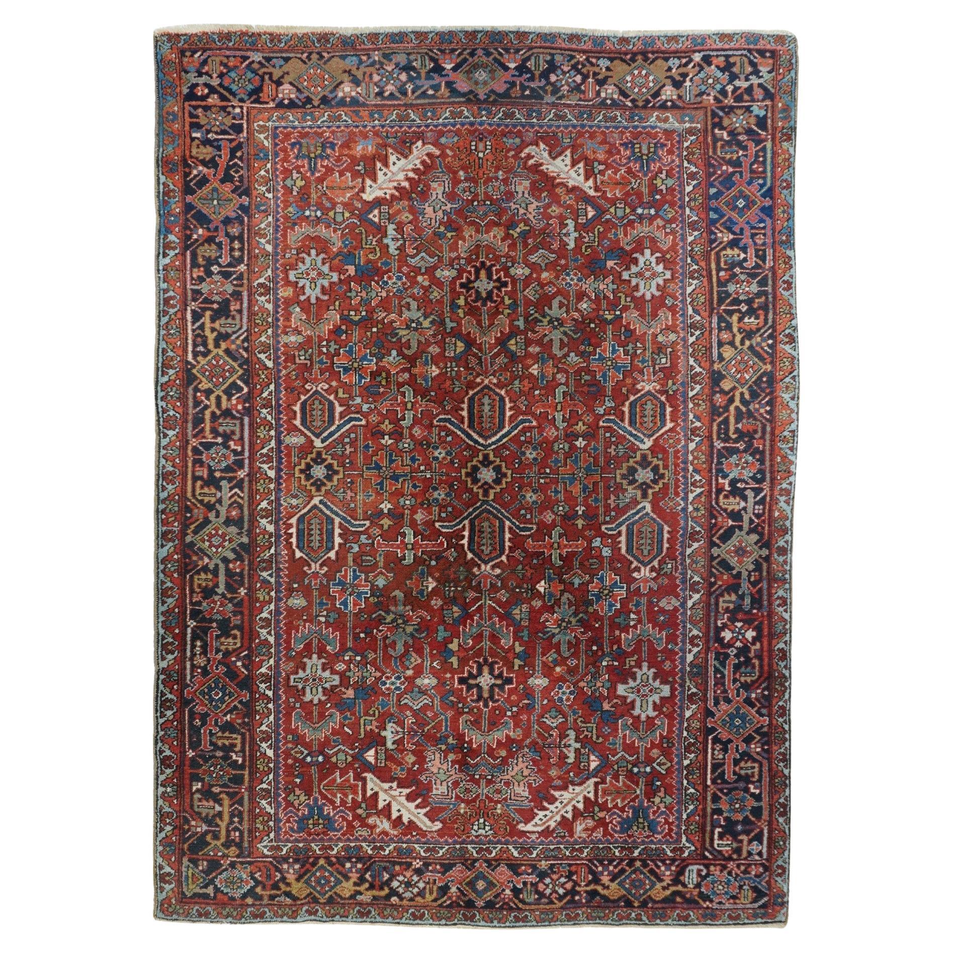Vintage Heriz Rug 7'5'' x 10'6''