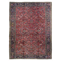 Vintage Heriz Rug 7'8'' x 10'8''