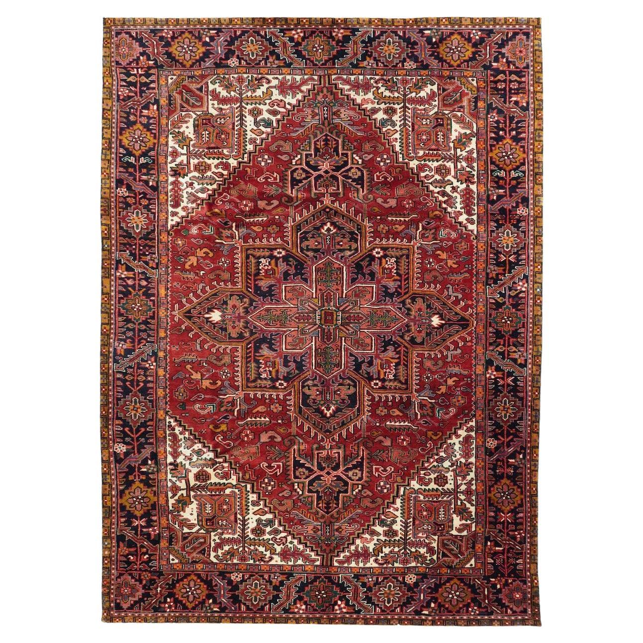 Alfombra Vintage Heriz 7'8'' x 11'0''