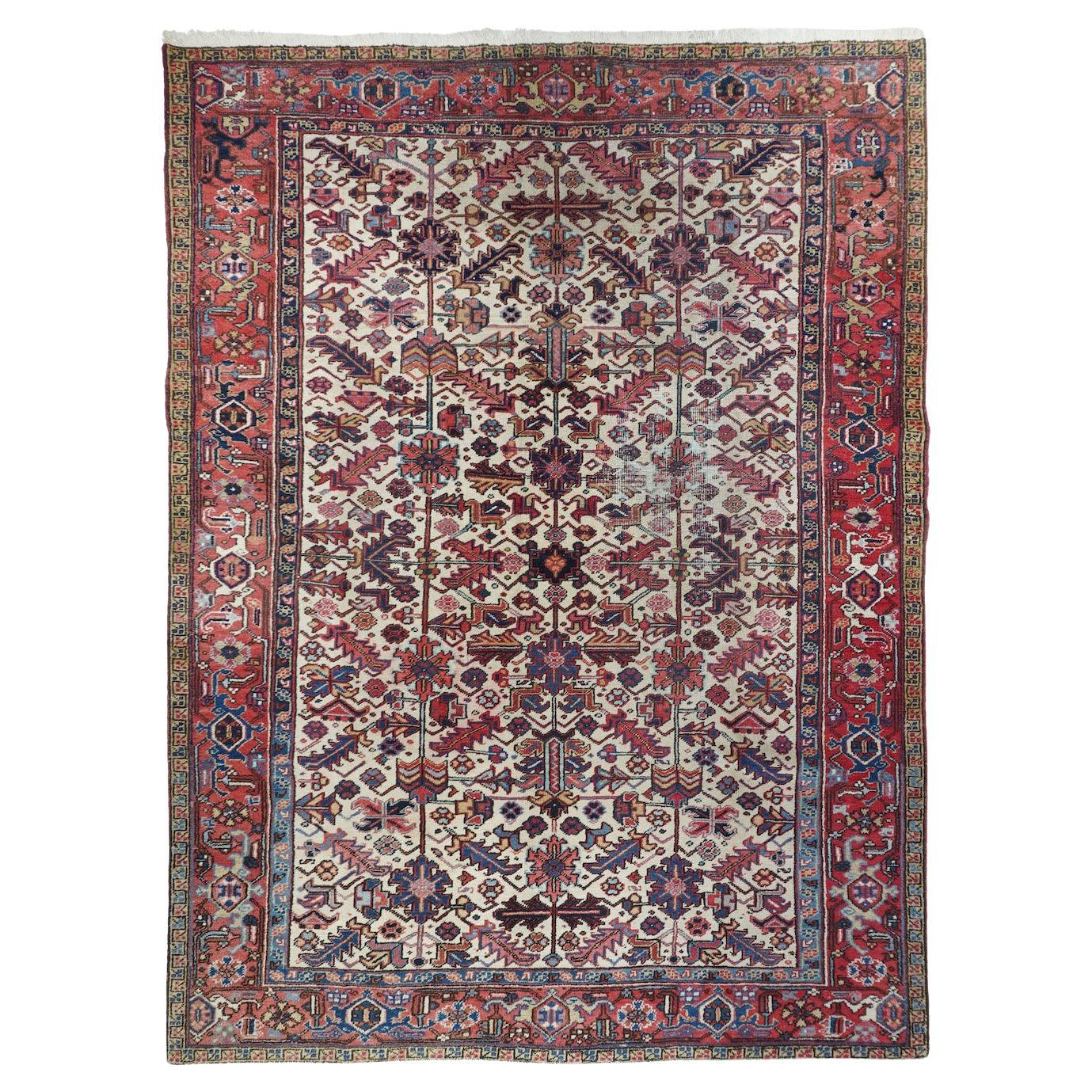 Alfombra Vintage Heriz 8'1'' x 11'0''