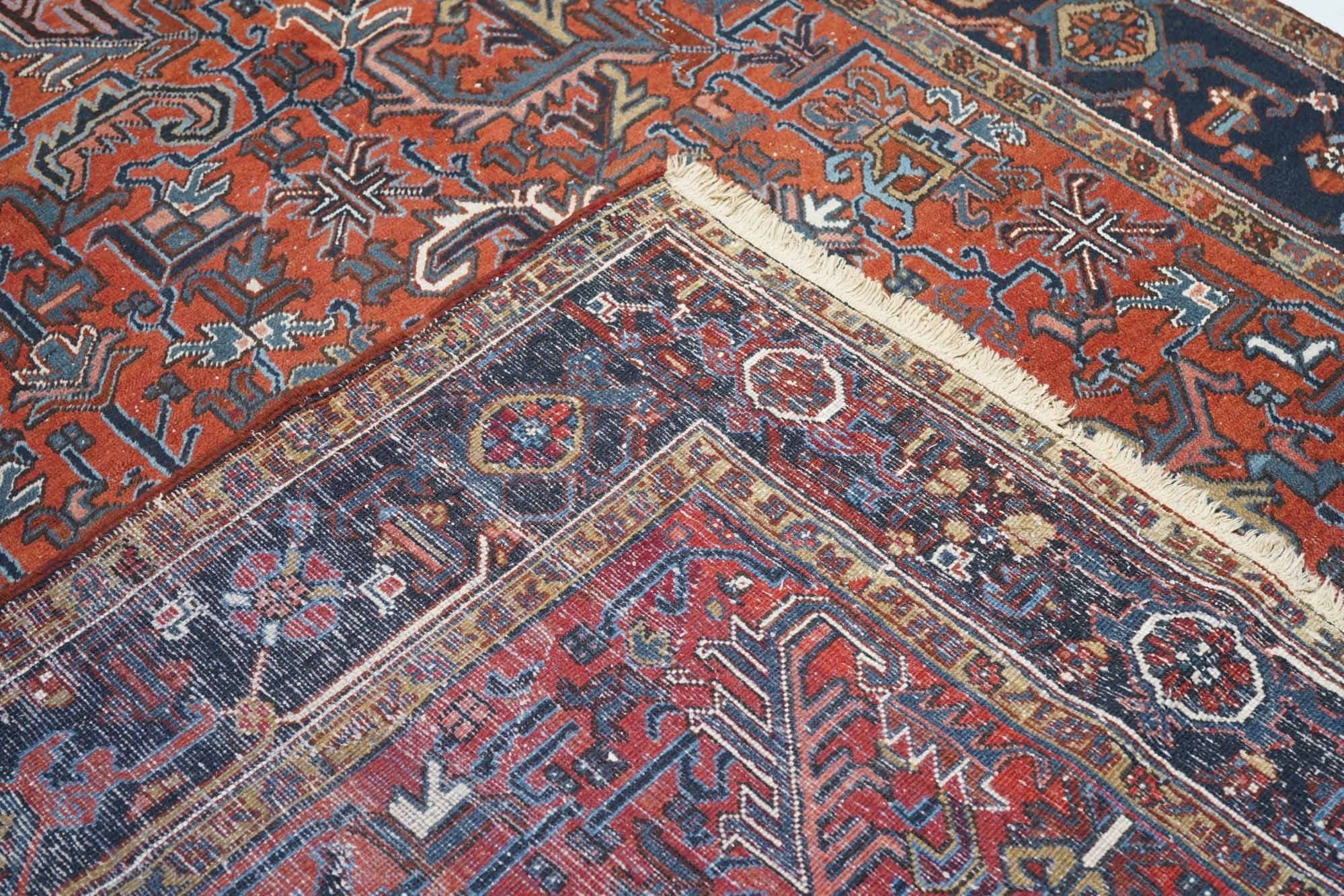 Vintage Heriz Teppich 8'4'' x 10'10'' im Angebot 5