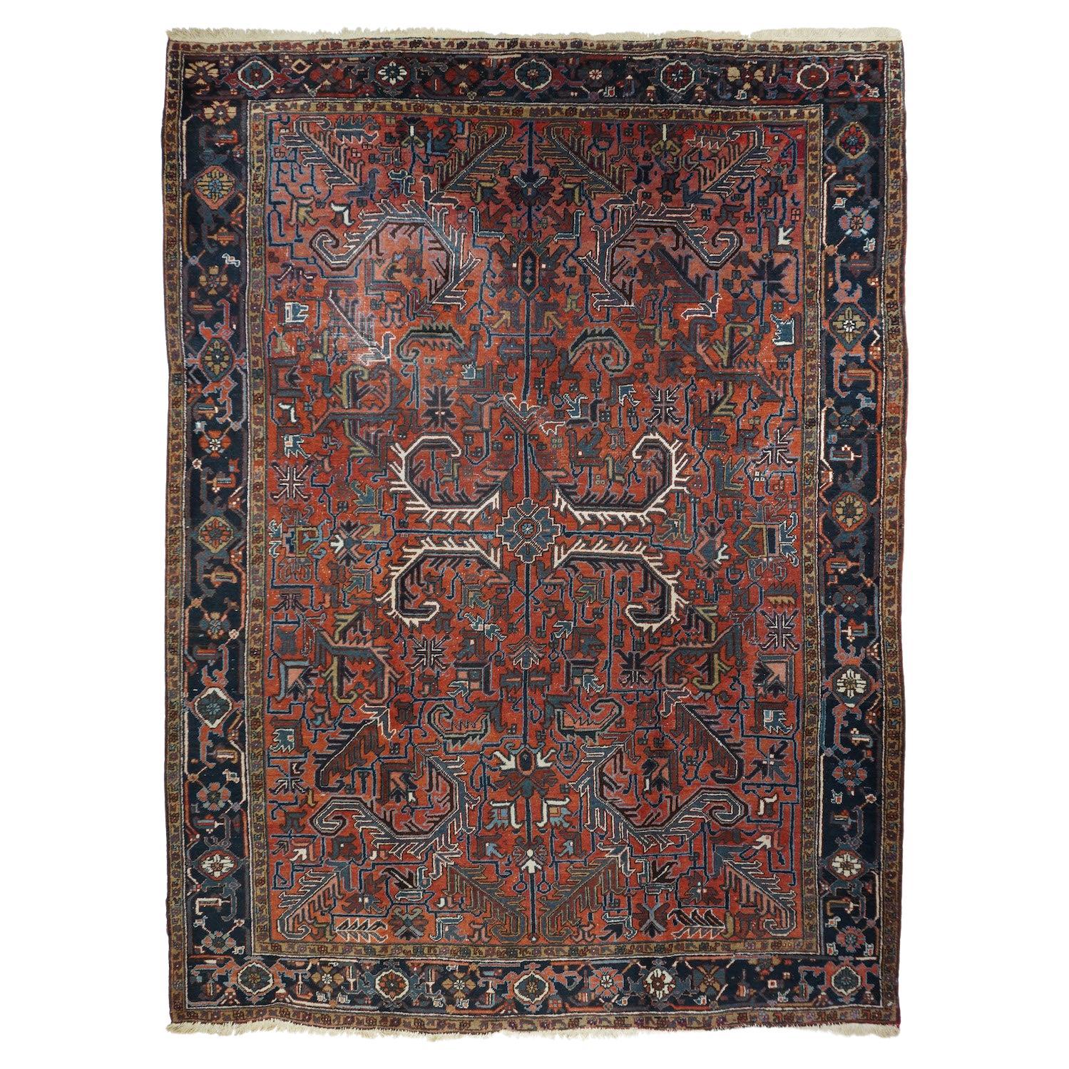 Vintage Heriz Rug 8'4'' x 10'10''