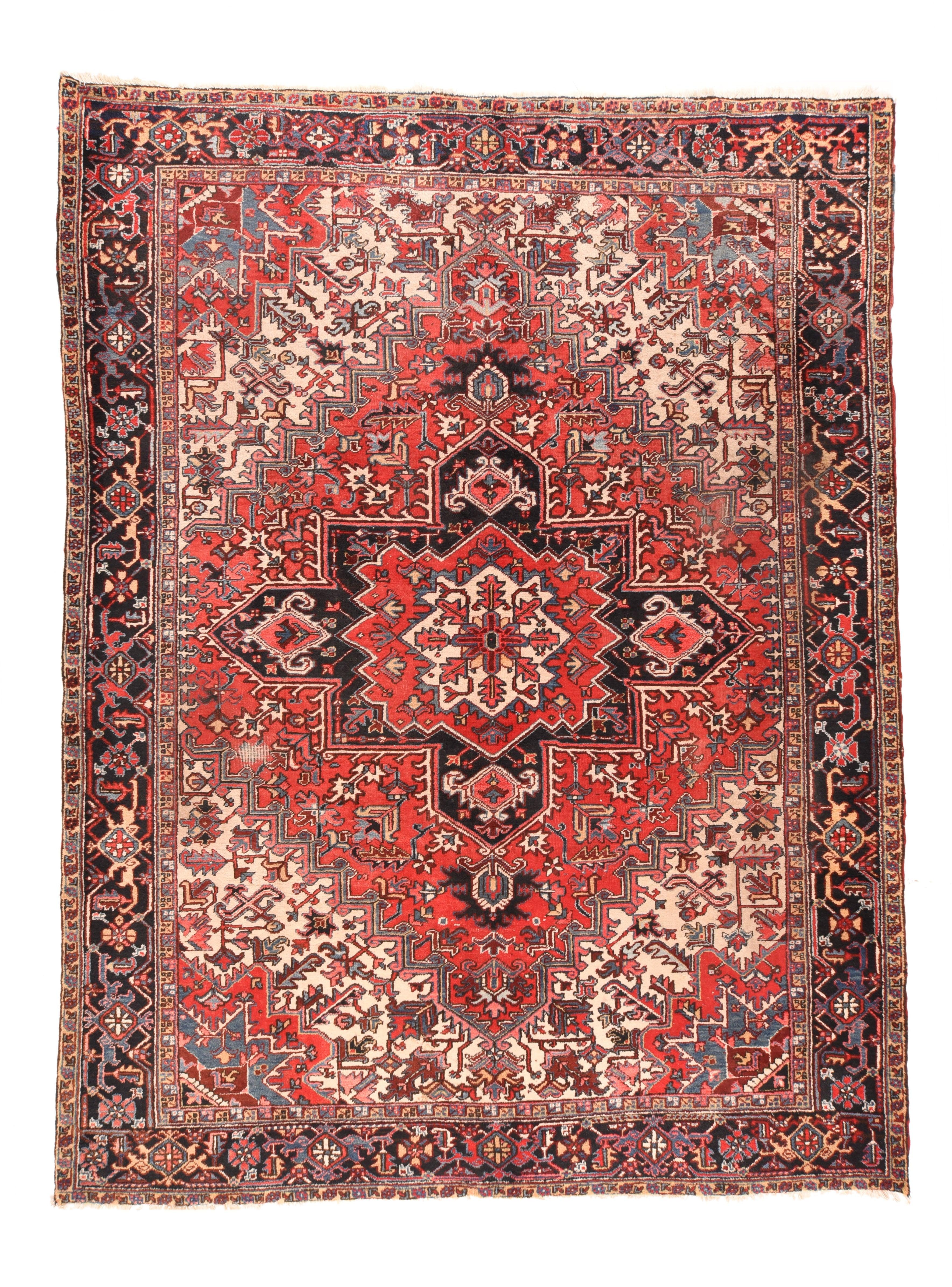 Vintage Heriz Teppich 9'0