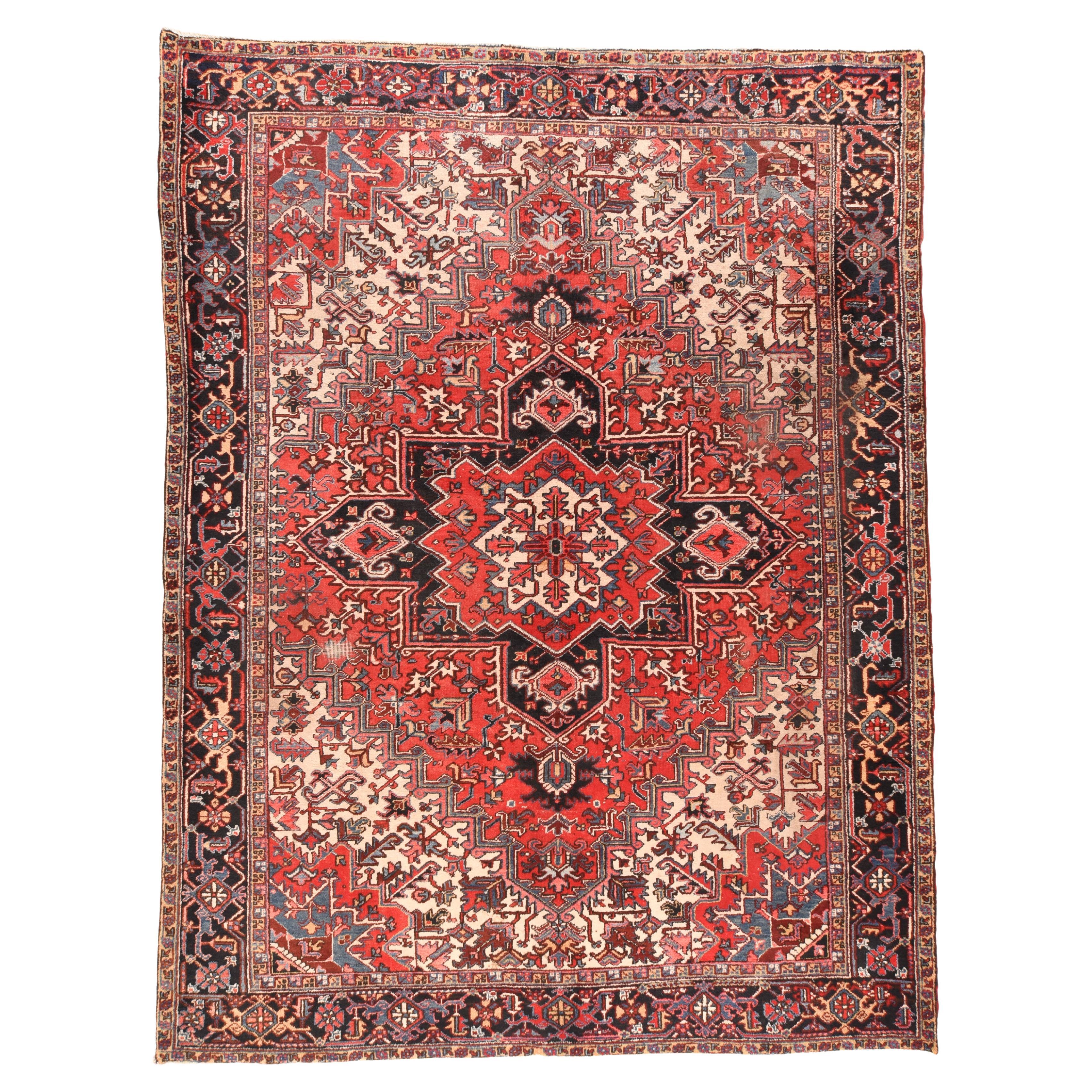 Vintage Heriz Rug 9'0" x 11'10"