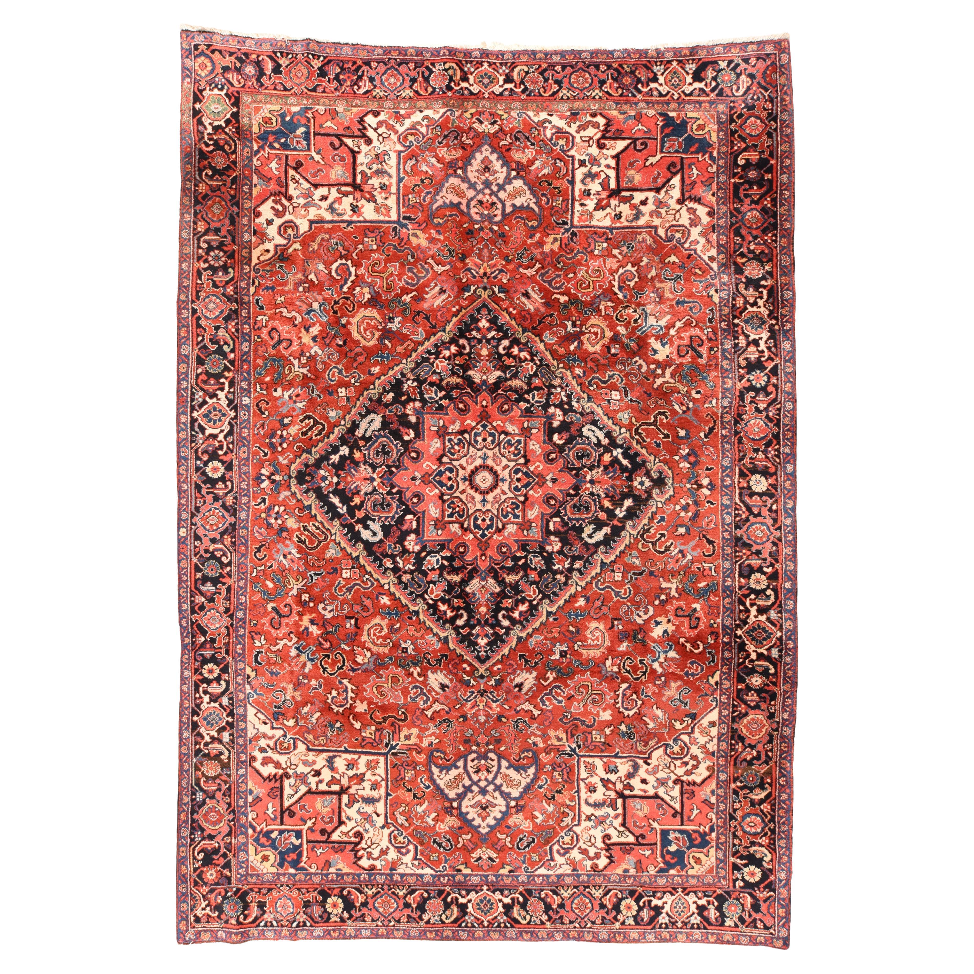 Vintage Heriz Rug 9'0" x 13'0"