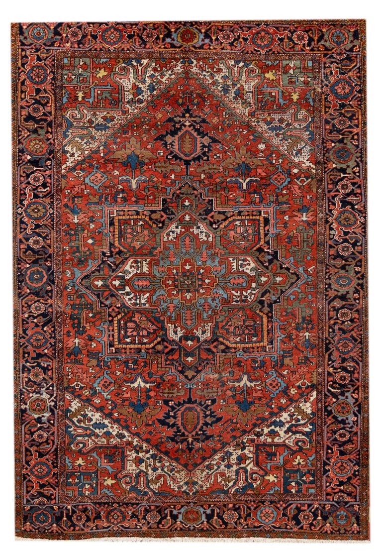 Vintage Heriz Rug For Sale at 1stdibs