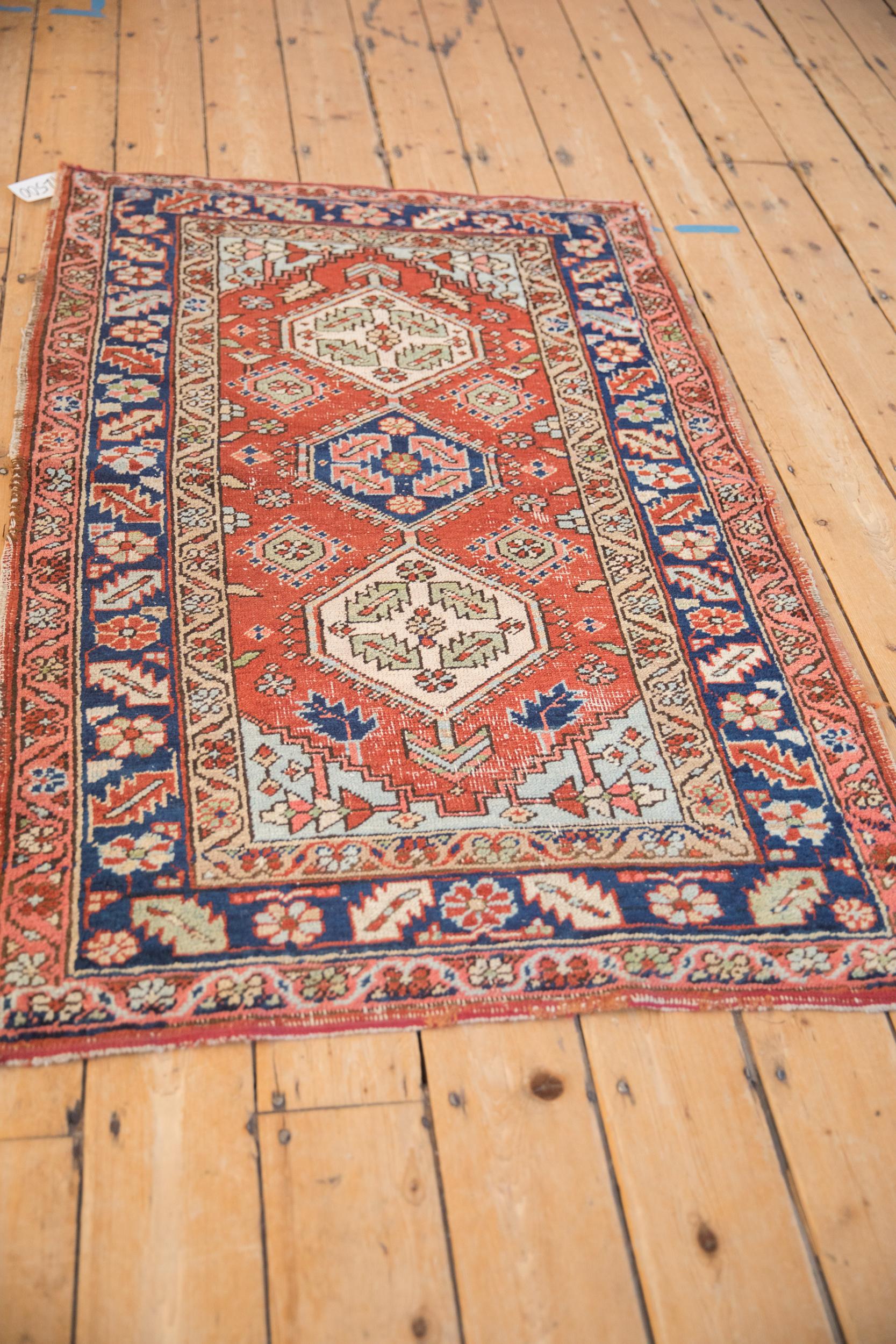 Persian Vintage Heriz Rug For Sale