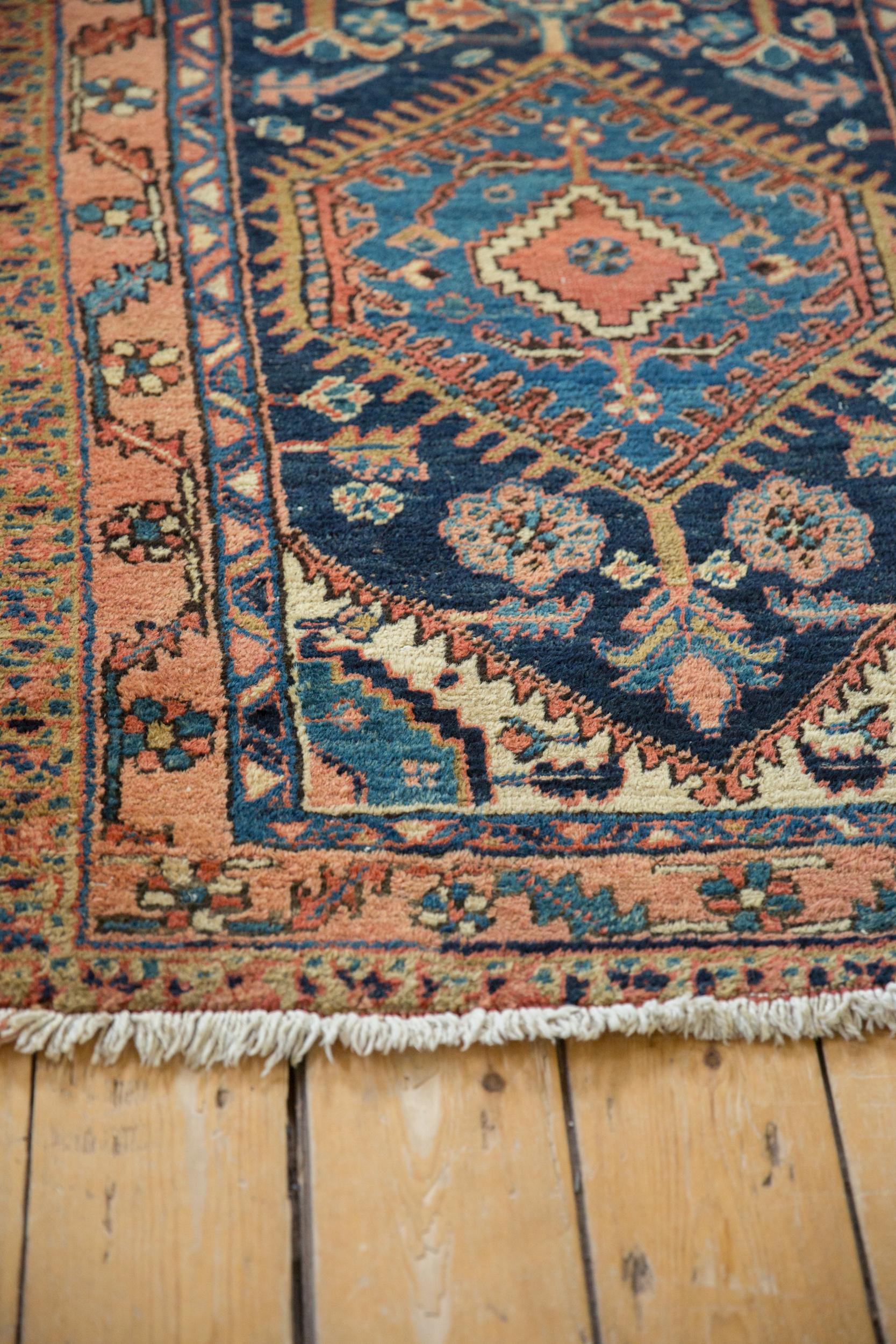 Vintage Heriz Teppich Läufer (Wolle) im Angebot