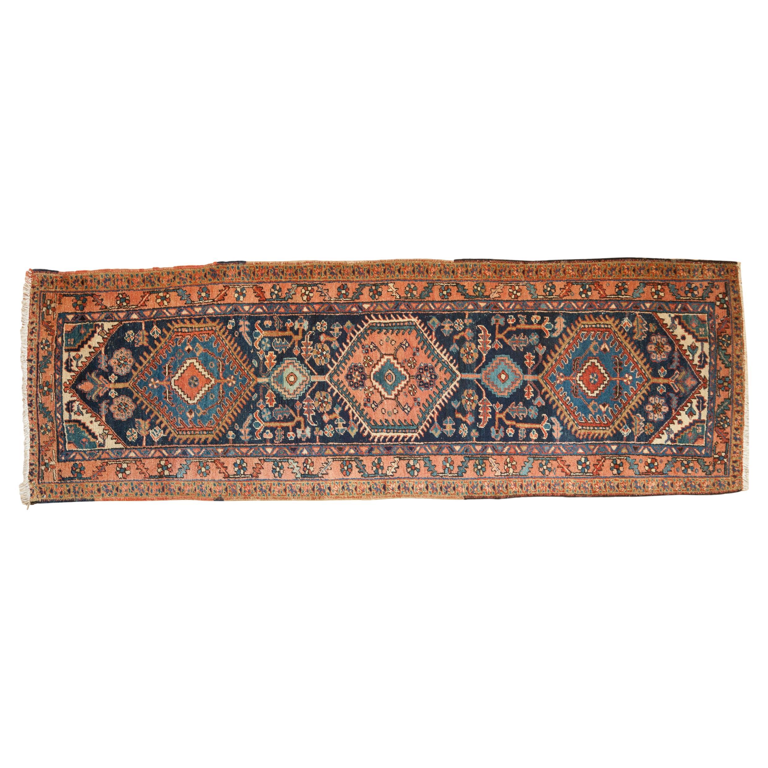 Vintage Heriz Rug Runner