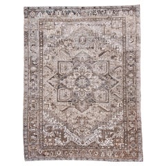 Vintage Heriz Stepped Medallion