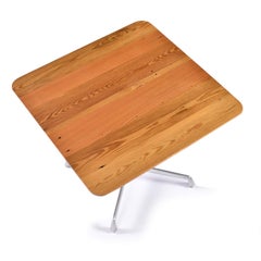 Vintage Herman Miller 32 Square Solid Wood Top Eames Table