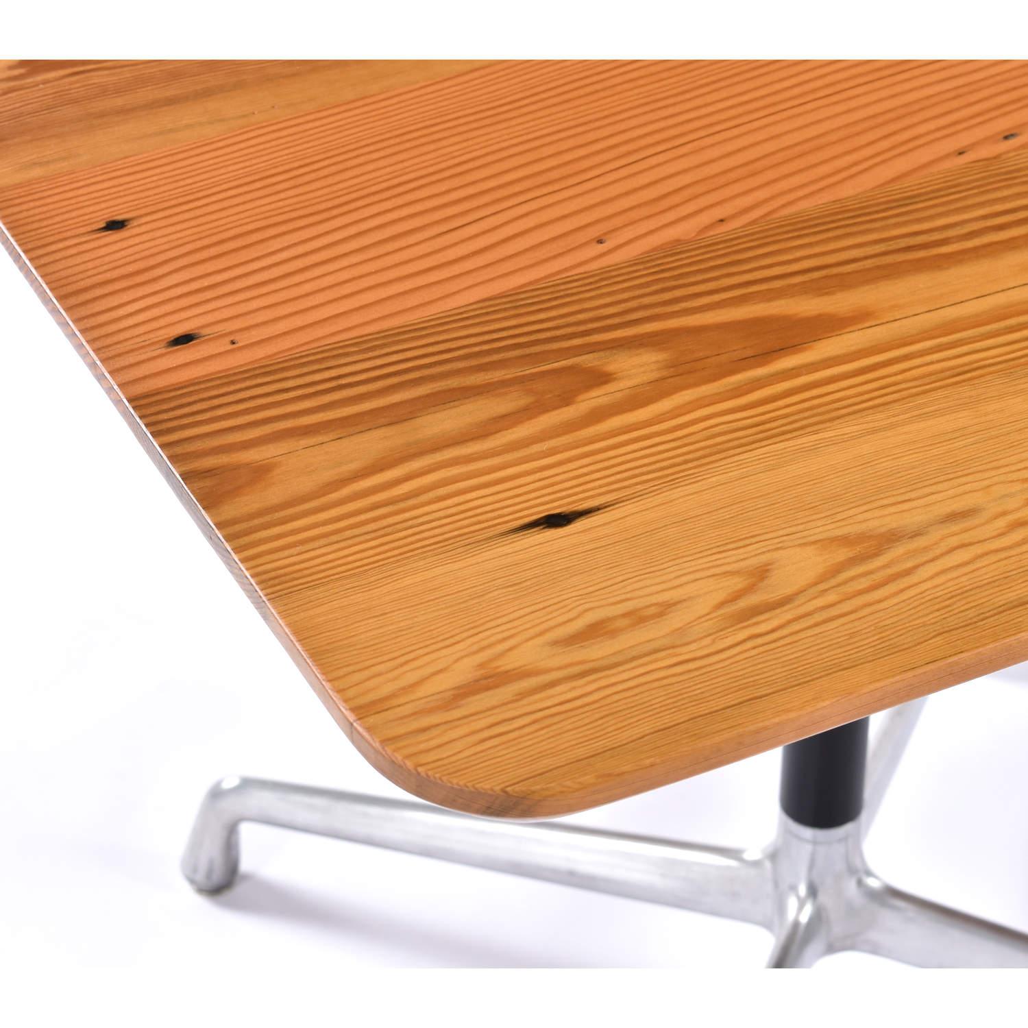 American Vintage Herman Miller 32 Square Solid Wood Top Eames Table