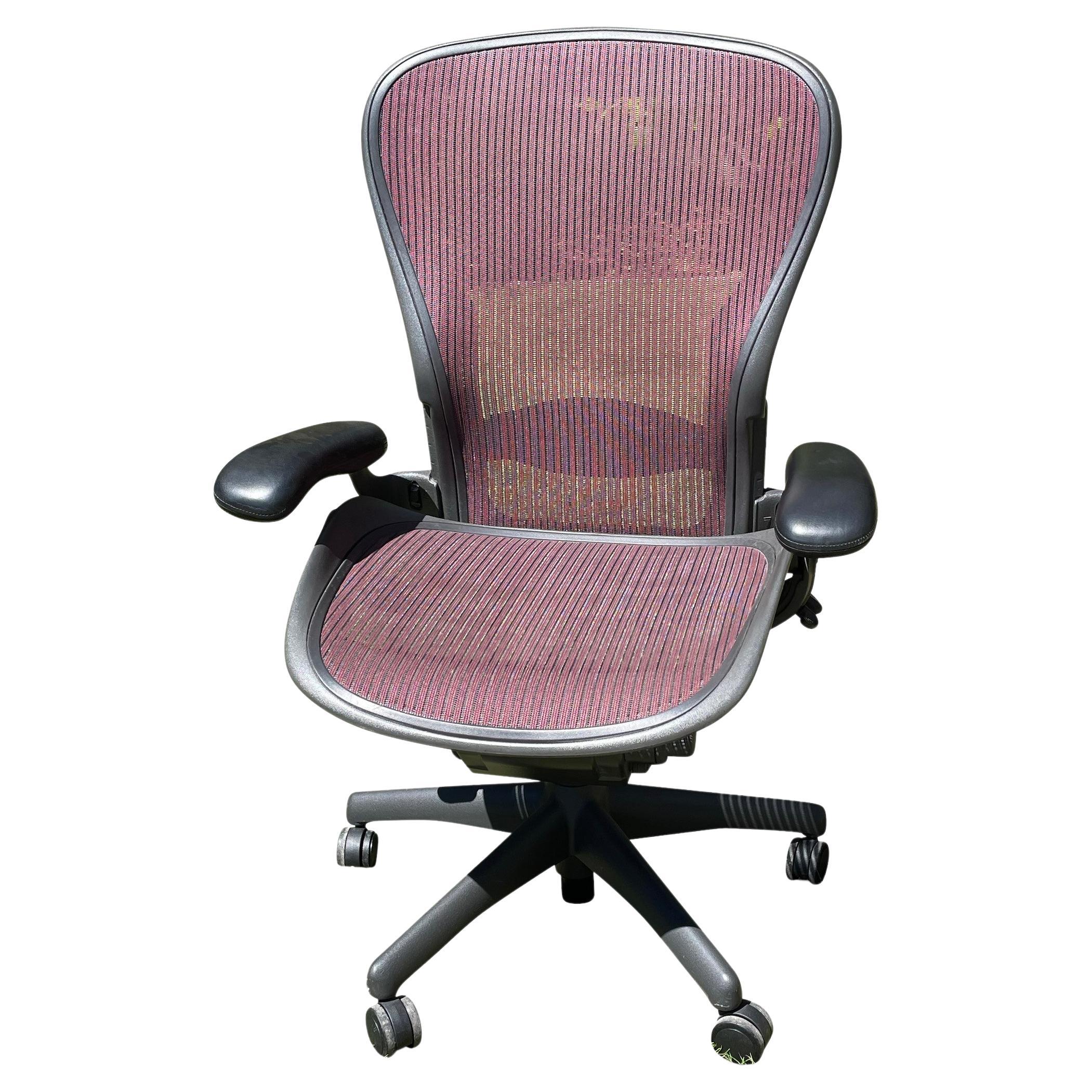 Sedia da scrivania Herman Miller Aeron d'epoca per ufficio in vendita