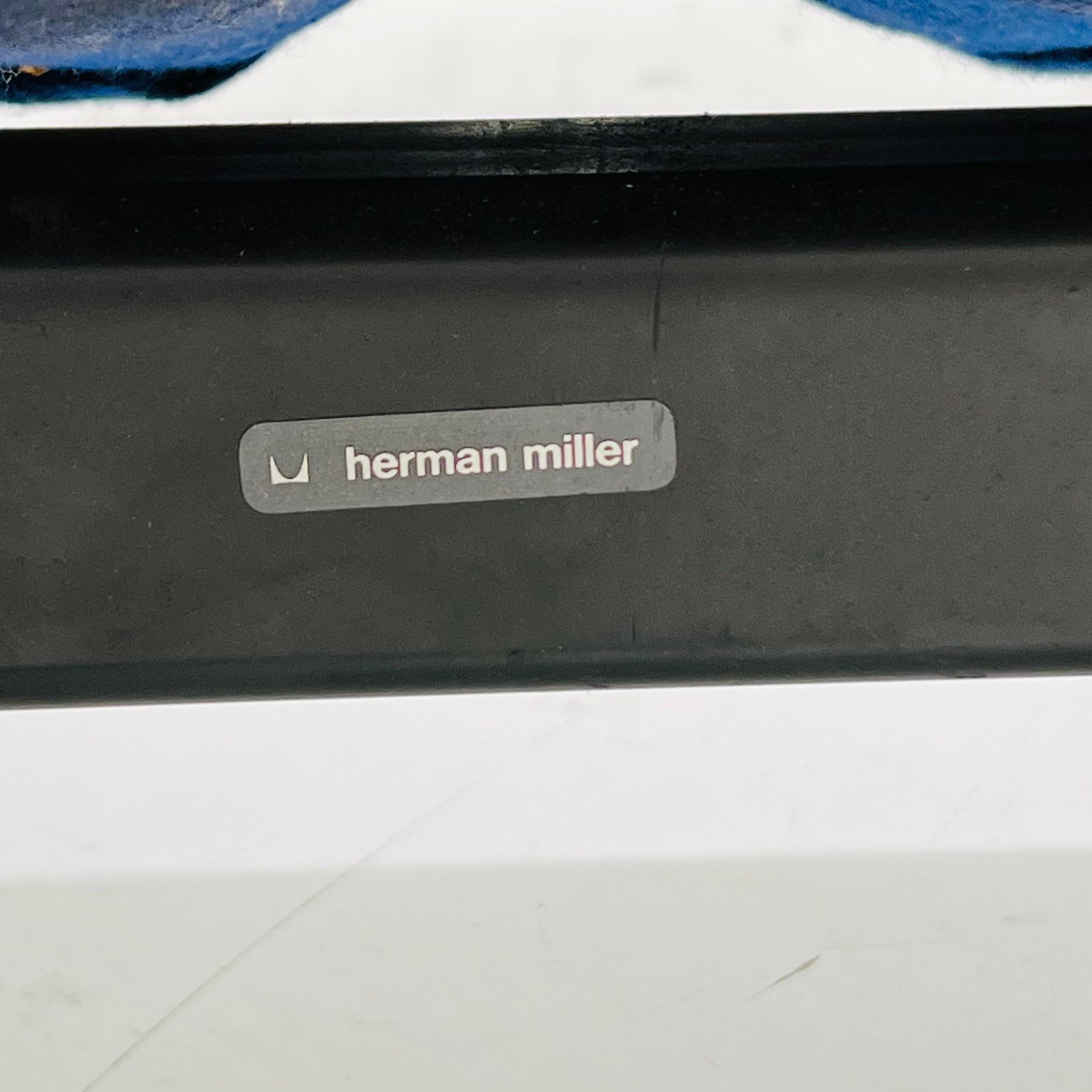 Vintage Herman Miller Chiclet Loveseat For Sale 7