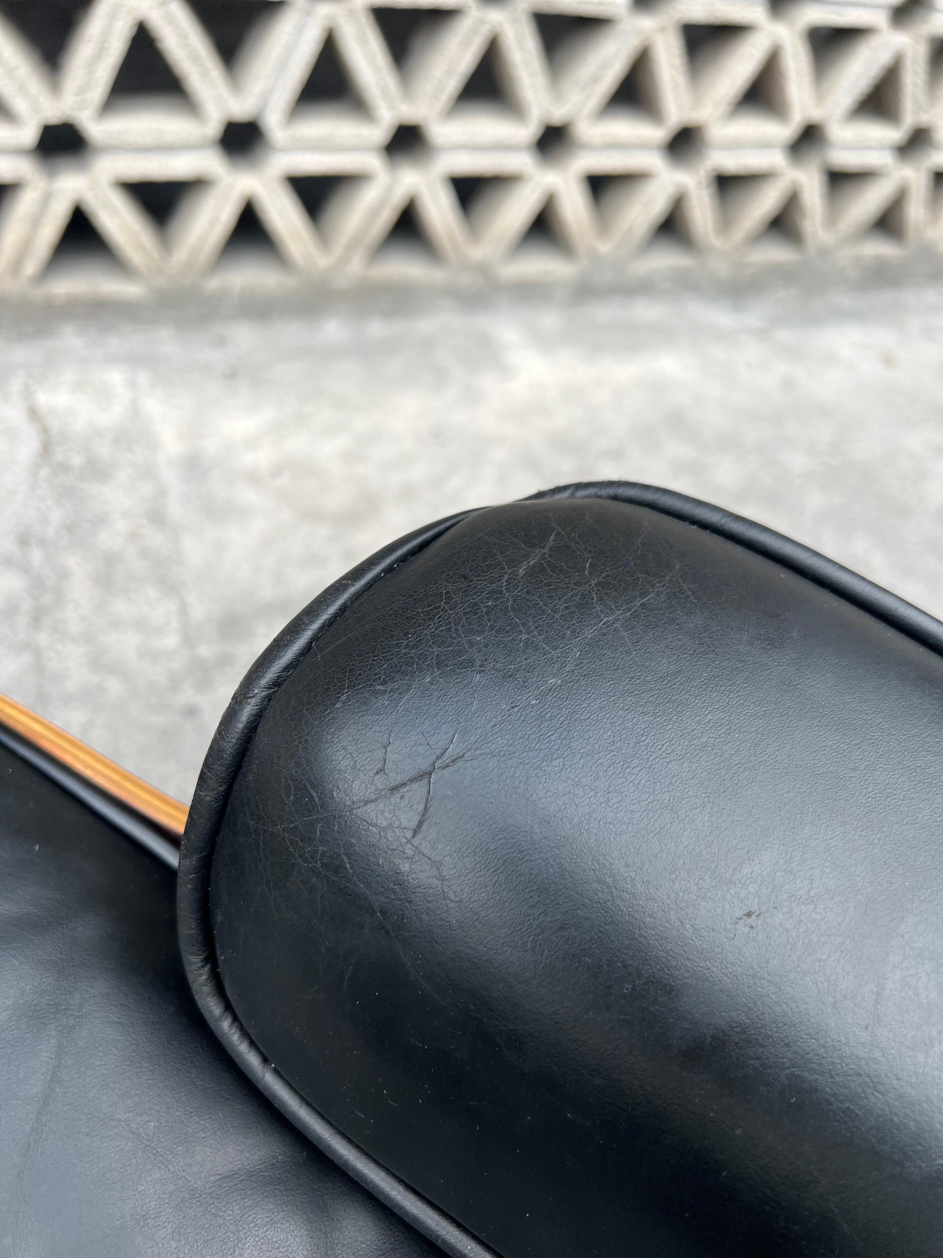 Alluminio Sedia da salotto e ottomana vintage di Herman Miller Eames
